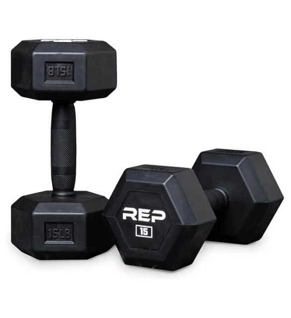 Best Rep Fitness Dumbbells Our Top Reviews   Rep Fitness Dumbbells 3 585x639 